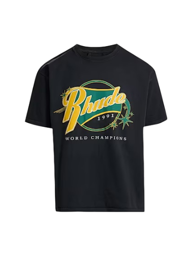 Rhude 'Full Count' Vintage Black Tee