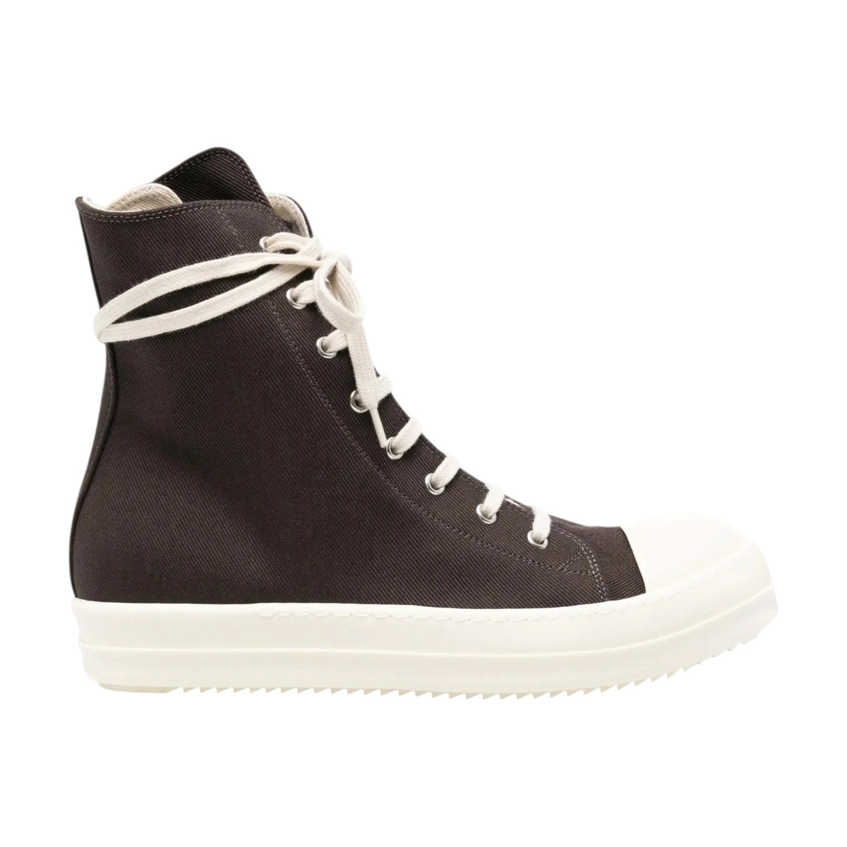 Rick Owens DRKSHDW 'Ramone' Hi Dark Dust & Milk Sneakers