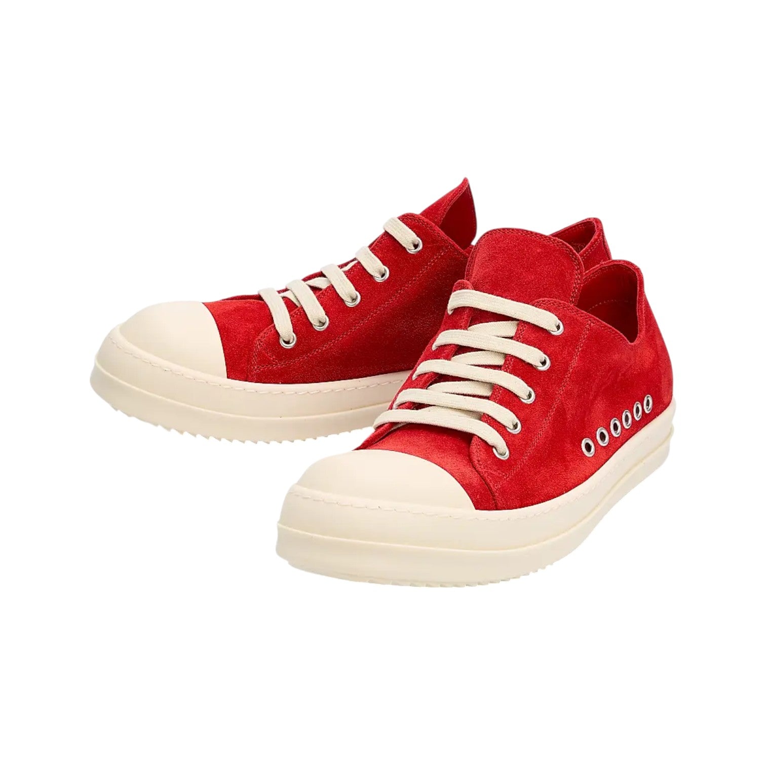 Rick Owens Mainline 'Extreme' Carnelian & Milk Sneakers