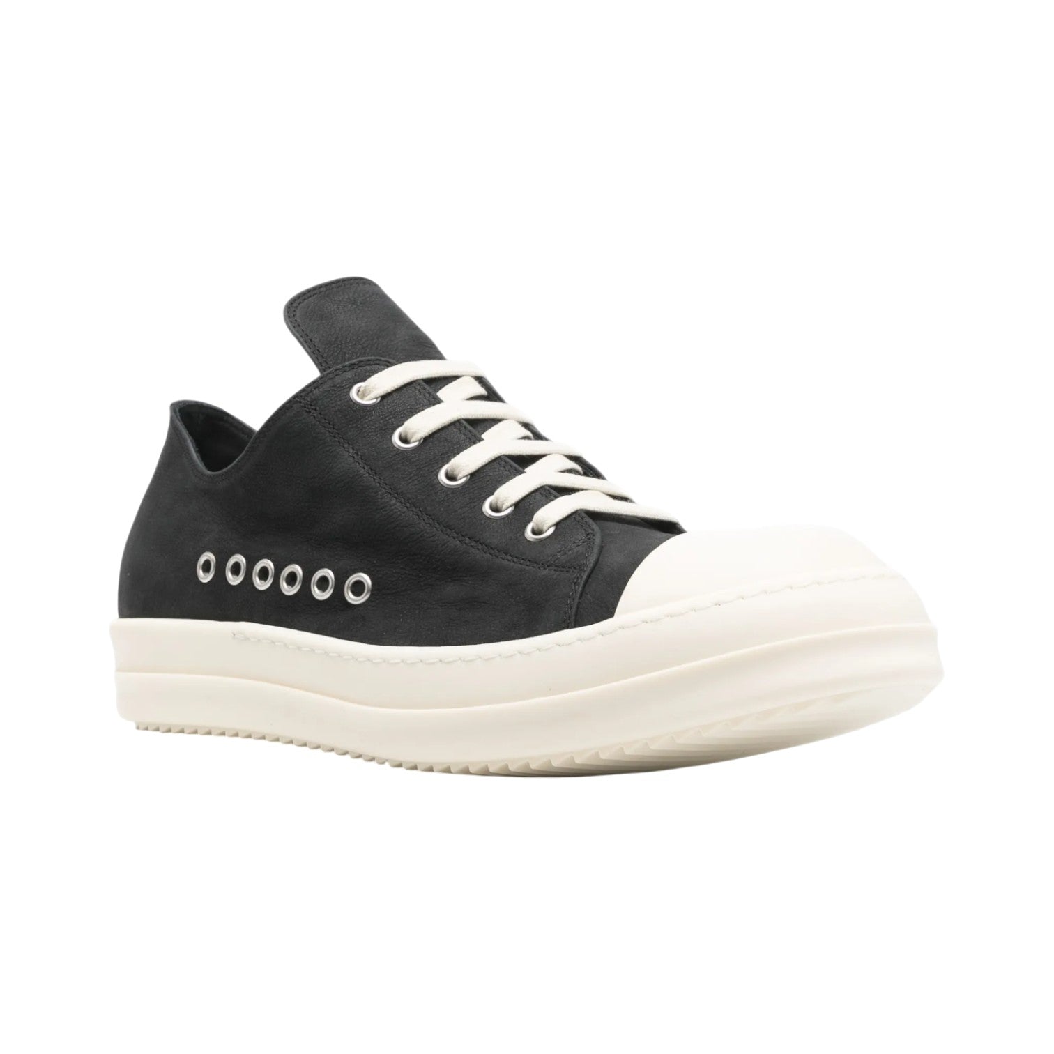 Rick Owens Mainline 'Extreme' Low Black & Milk Sneakers