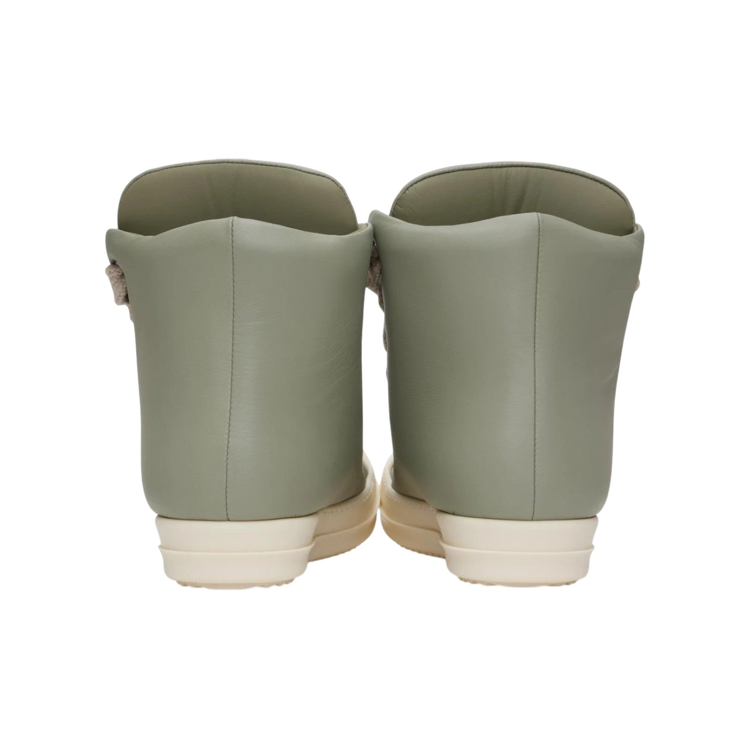 Rick Owens Mainline 'Padded Ramone Jumbo Lace' Hi Mint & Milk Sneakers