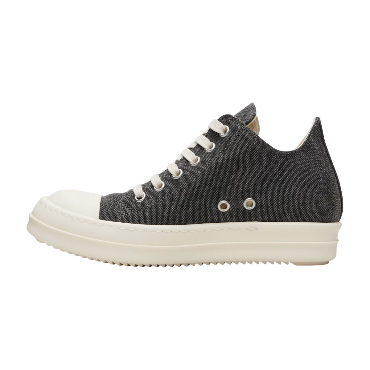Rick Owens 'DRKSHDW Ramone' Low Gravel & Milk Sneakers