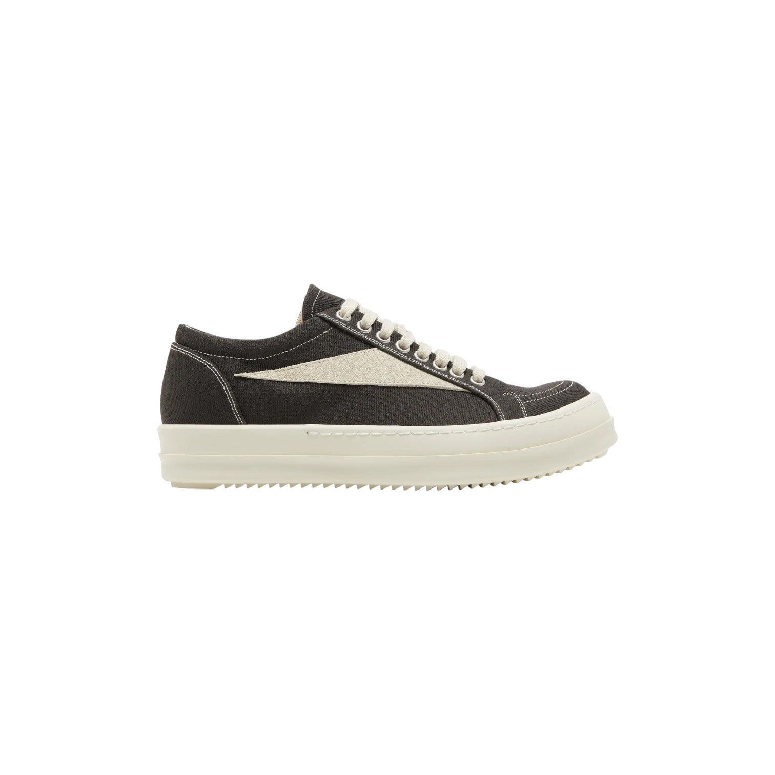 Rick Owens 'DRKSHDW Vintage' Canvas Dark Dust & Milk Sneaker