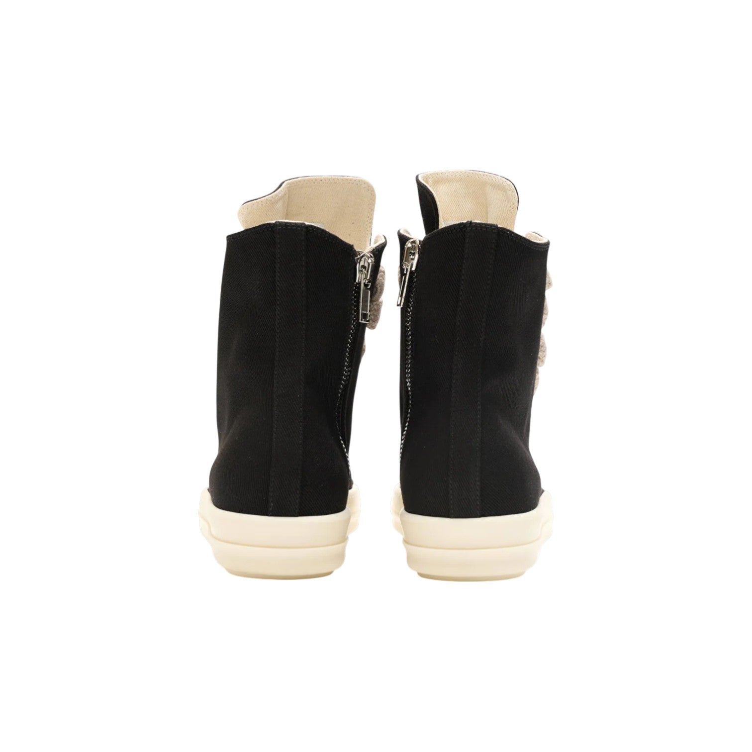 Rick Owens 'DRKSHDW' Jumbo Lace Hi Black & Milk Sneakers