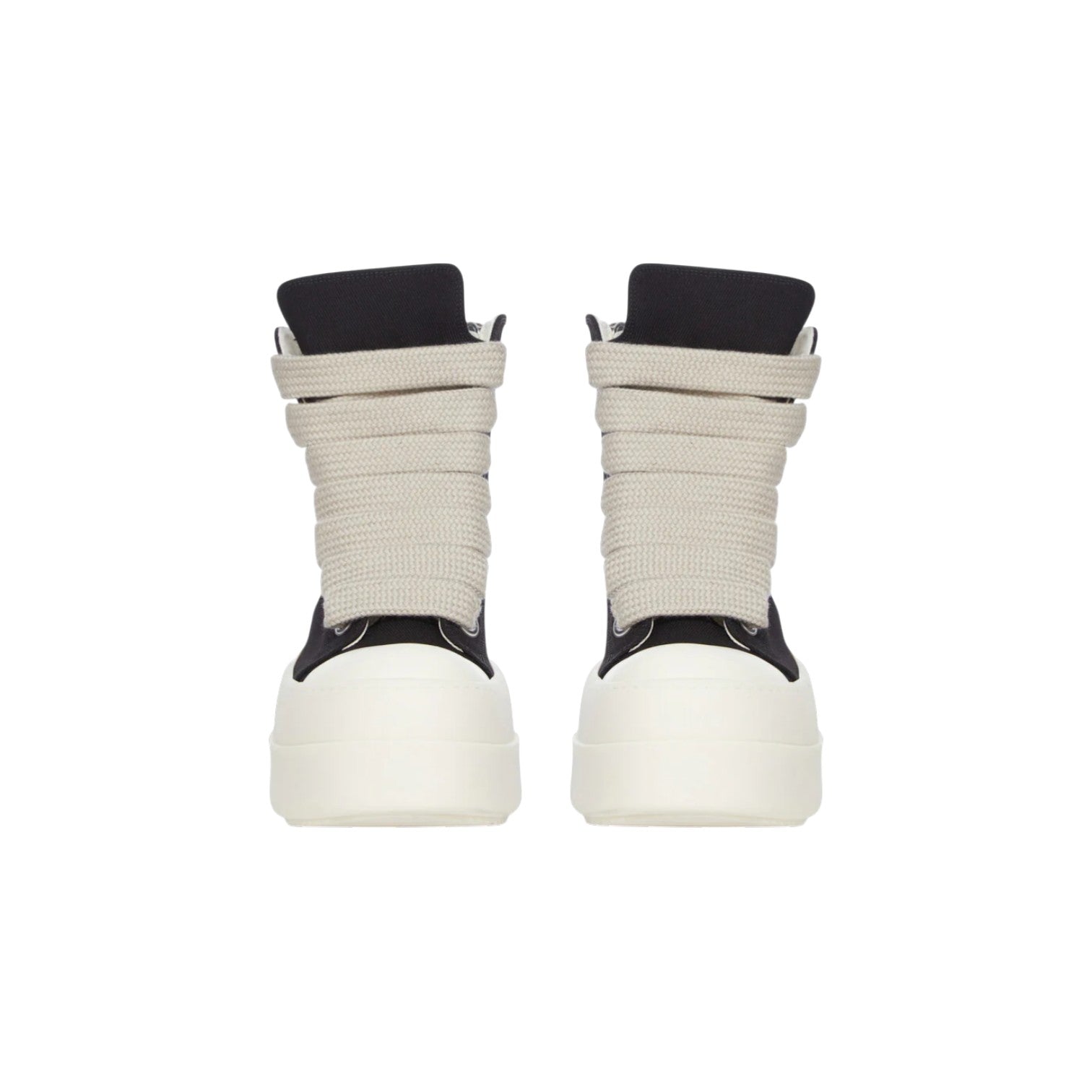 Rick Owens 'DRKSHDW' Jumbo Lace Mega Bumper Black & Milk Sneakers