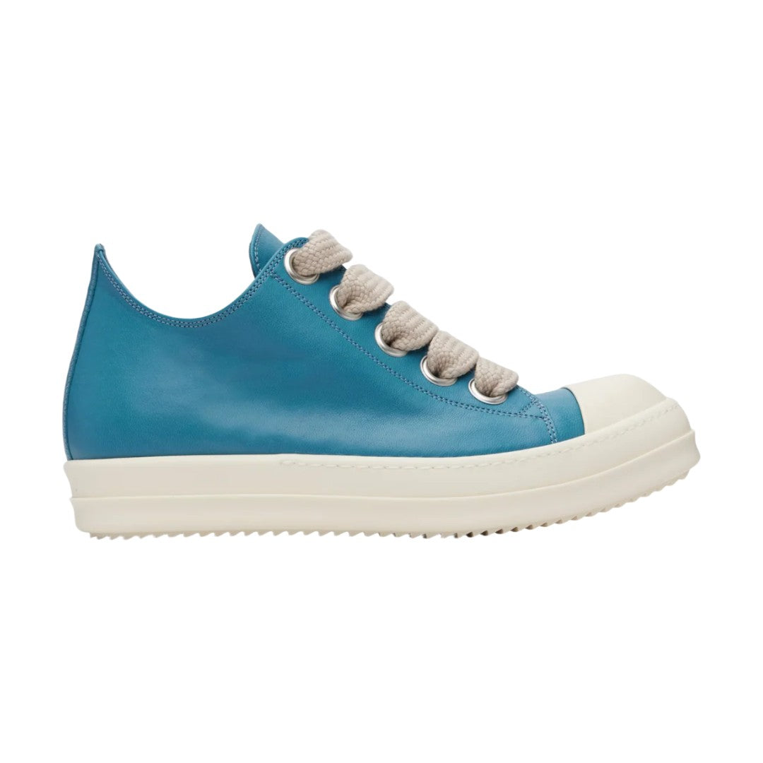 Rick Owens 'Mainline' Jumbo Lace Low Nublu & Milk Sneakers