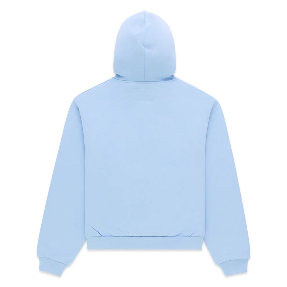 SP5DER 'OG Logo Mixed Stone' Rock Blue Zip Up Hoodie