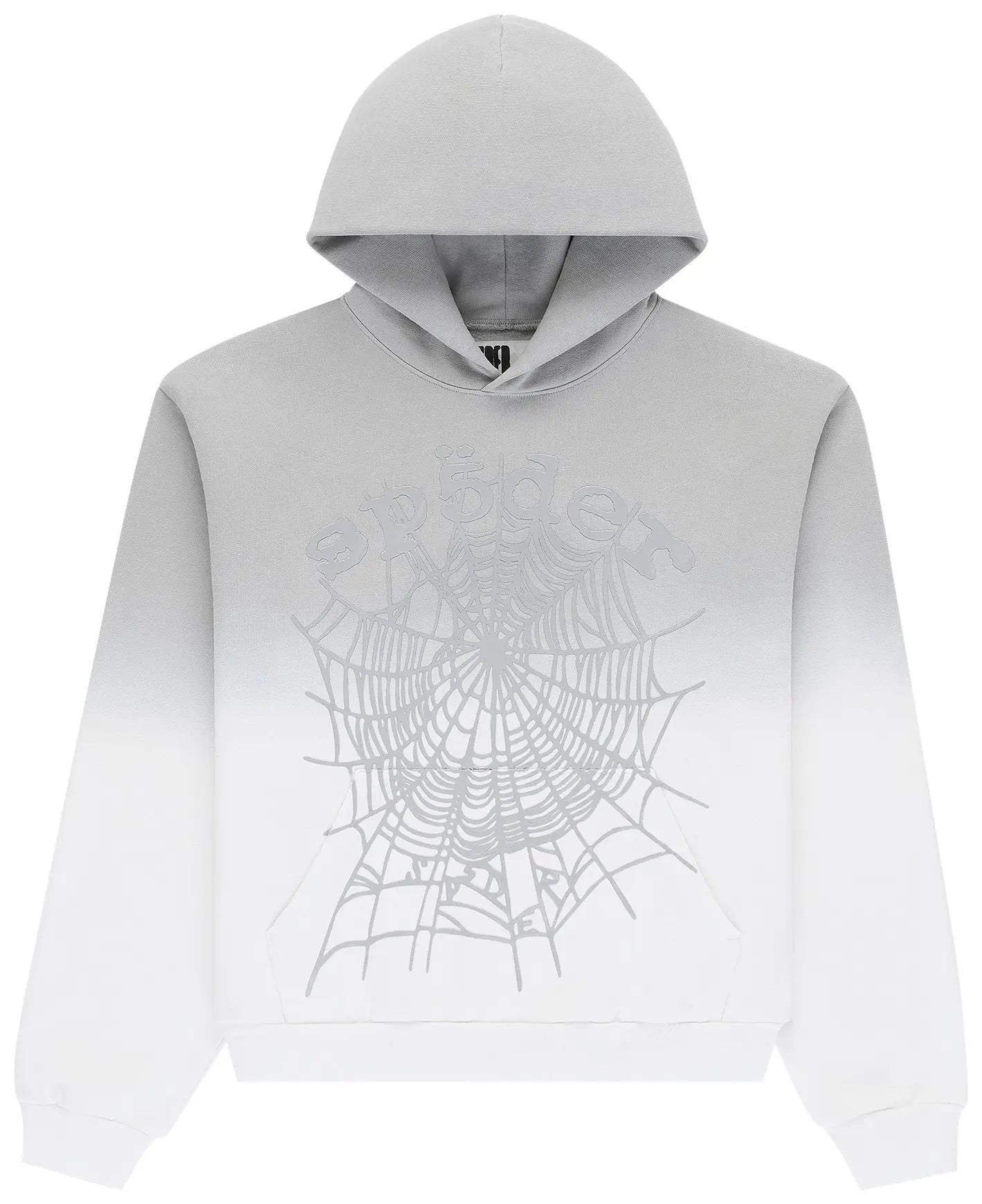 SP5DER 'OG WEB V2 OMBRE' White Hoodie