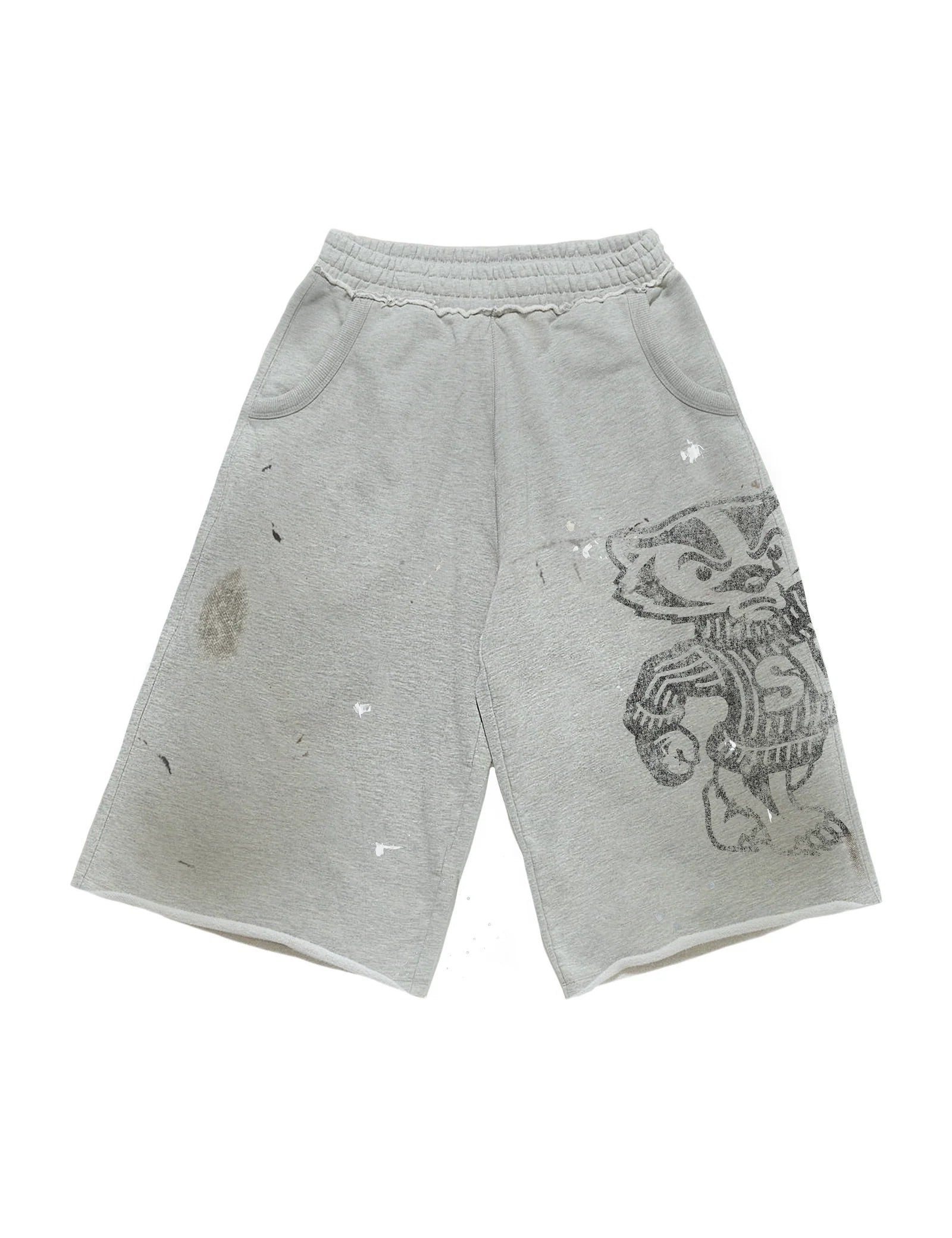 Saint Vanity 'Bager' Grey & Black Shorts