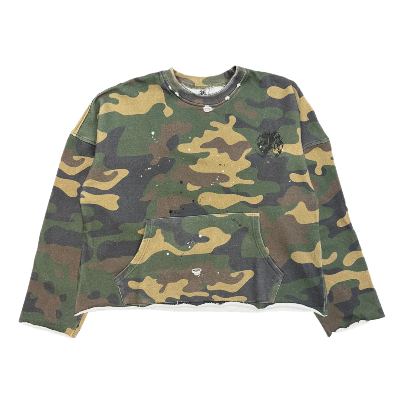 Saint Vanity 'Camo' LS Crewneck
