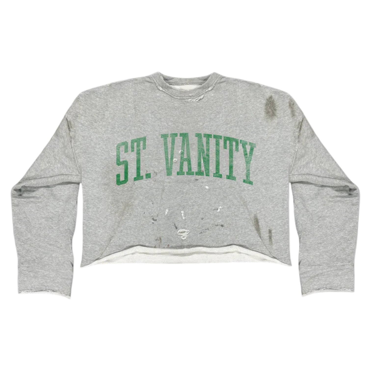 Saint Vanity 'Gators' Grey & Green Crewneck