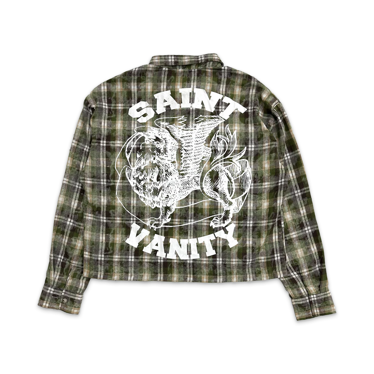 Saint Vanity 'Green & Brown' Flannel Shirt