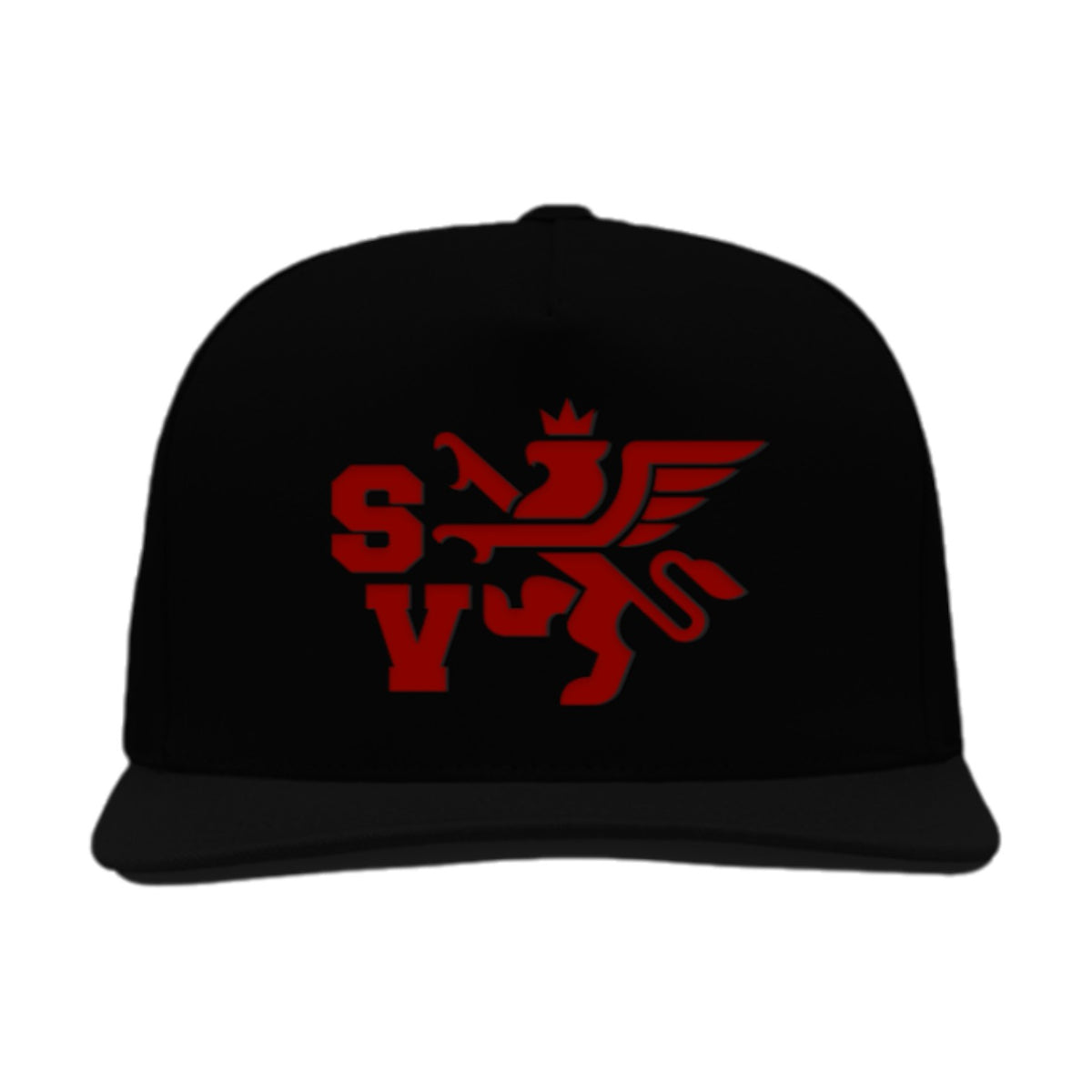 Saint Vanity 'Griffin' Black & Red Hat