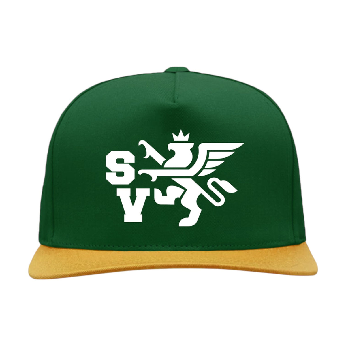Saint Vanity 'Griffin' Green & Yellow Hat