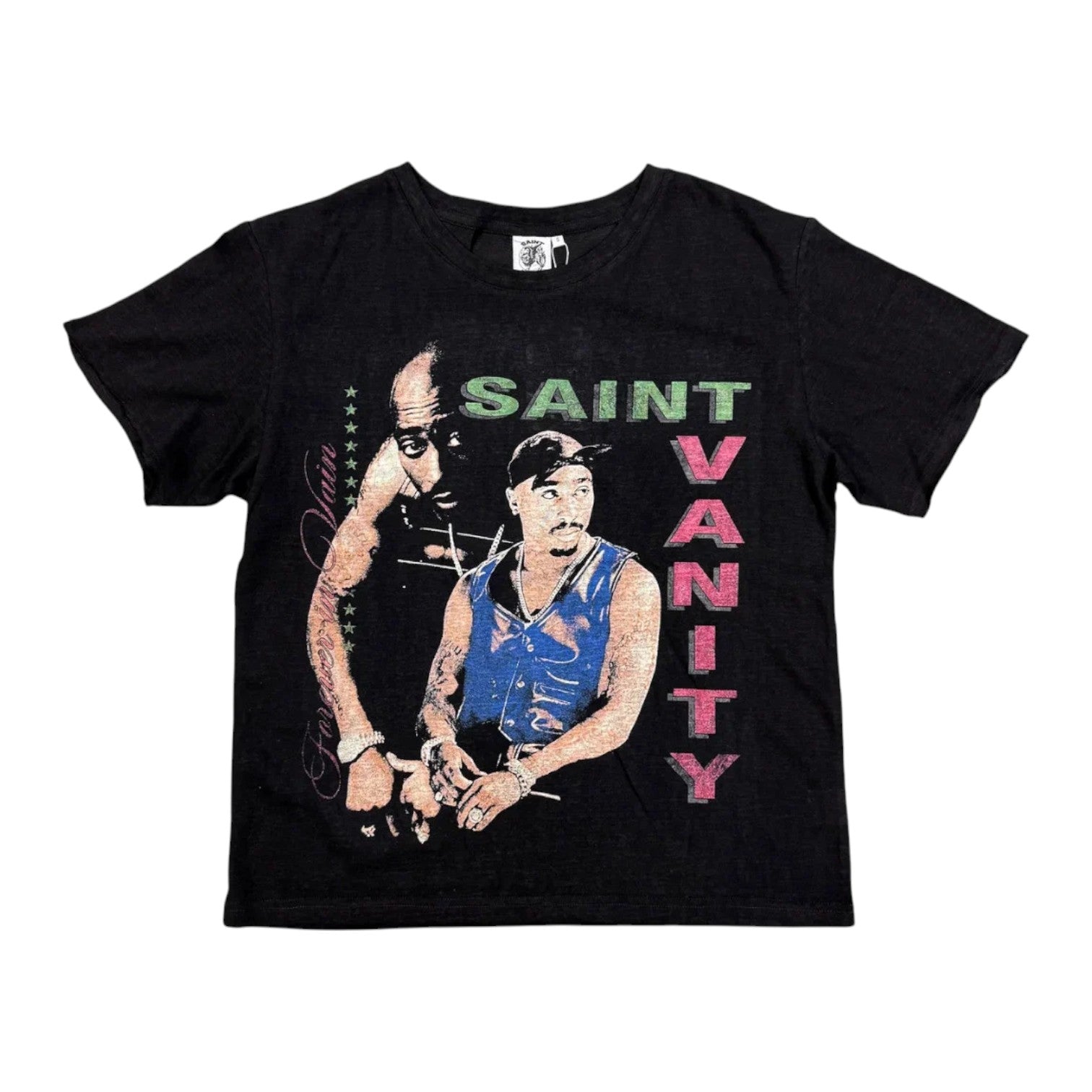Saint Vanity 'Makaveli' Black Tee