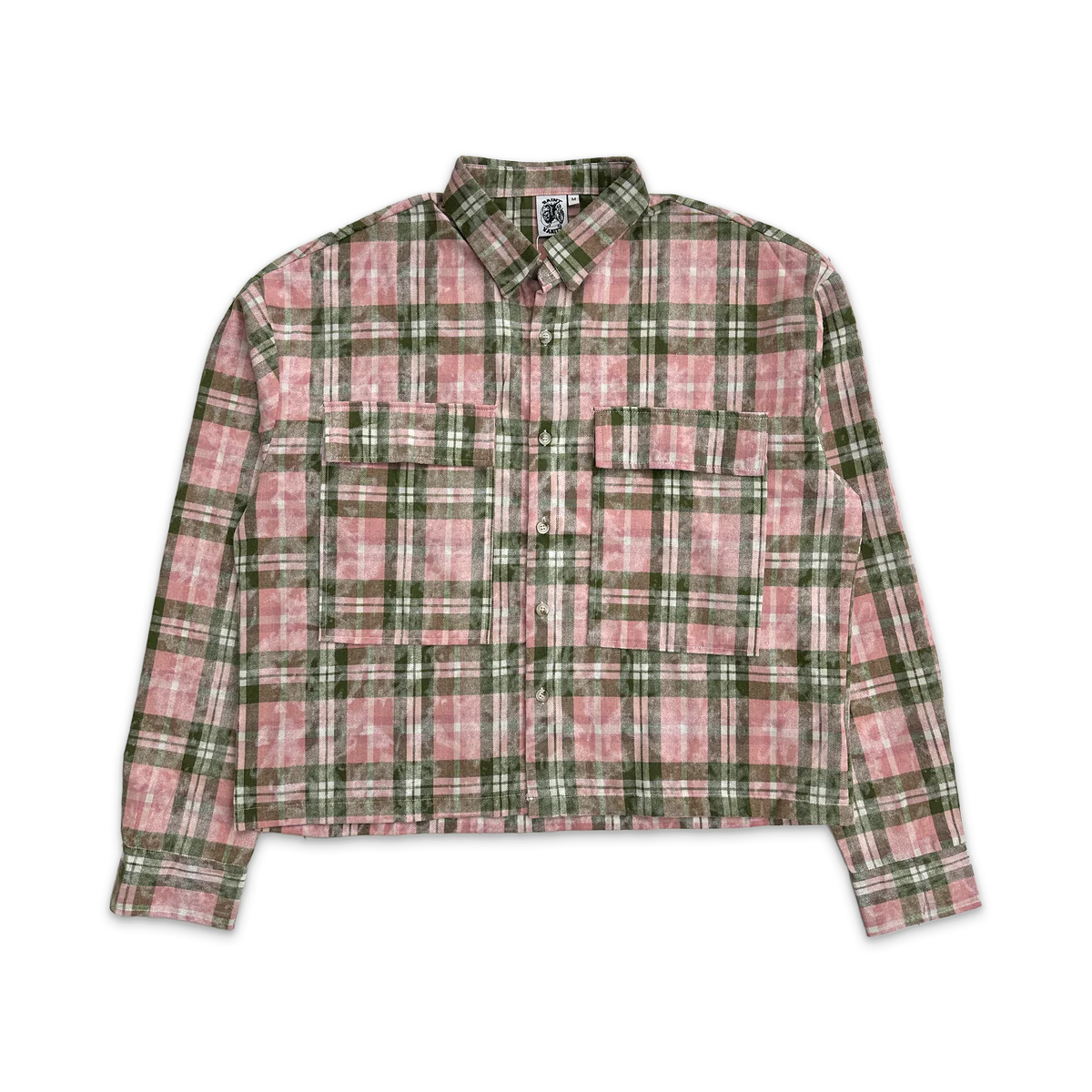 Saint Vanity 'Pink & Green' Flannel Shirt