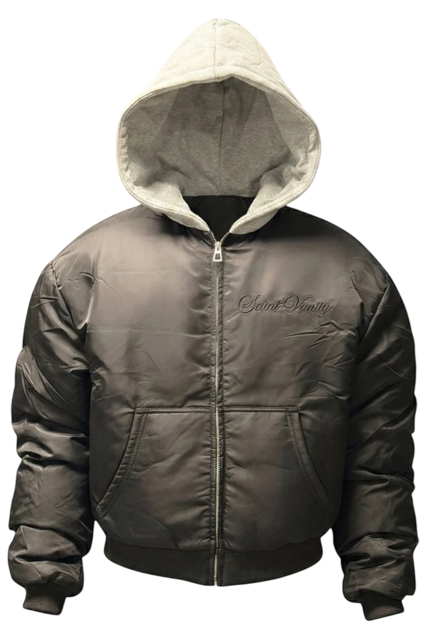 Saint Vanity 'Premium' Black Bomber Jacket