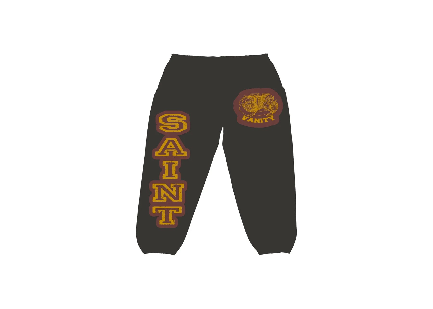 Saint Vanity 'Griffin' Grey & Burgundy Sweats