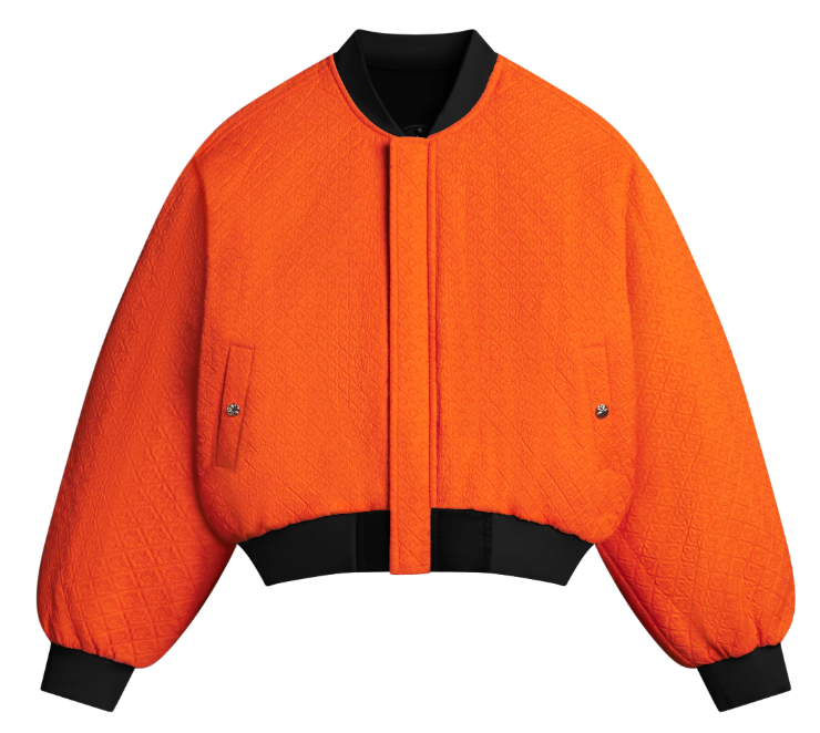 LOST SHDWS 'Reversible Detached' Black Oil Bomber Jacket