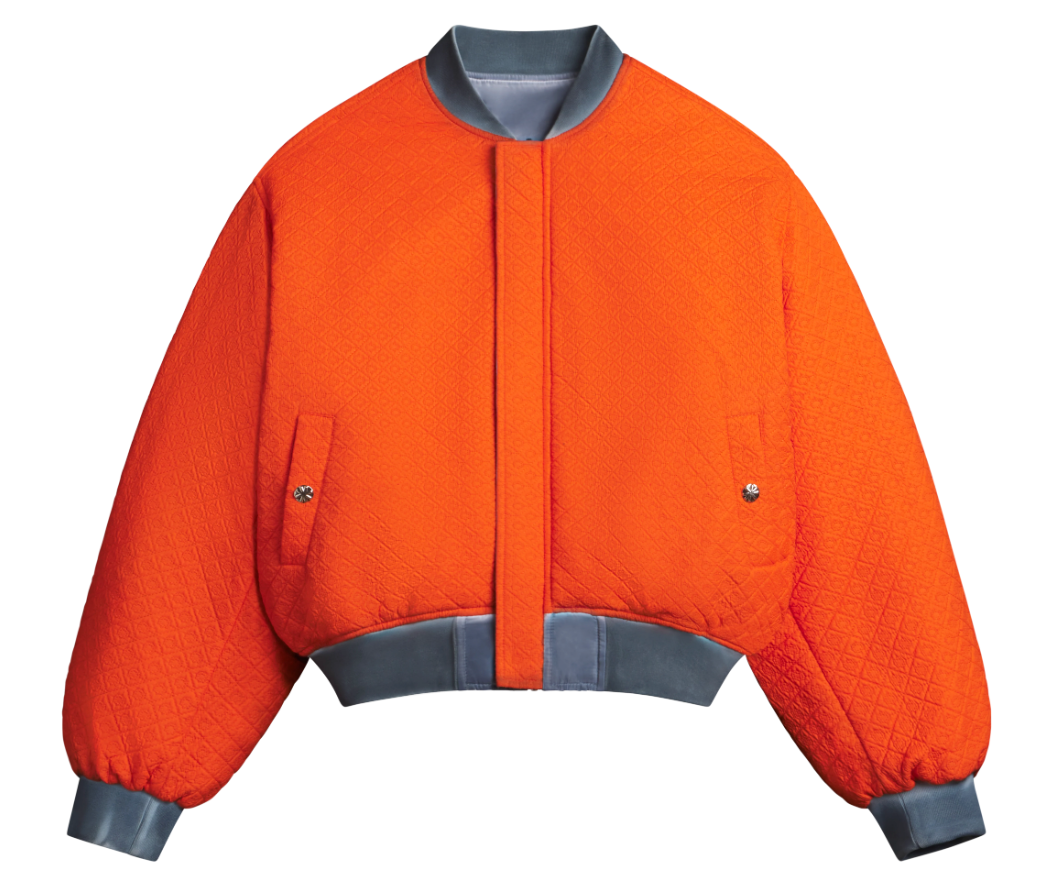 LOST SHDWS 'Reversible Detached' Seafoam Blue Bomber Jacket