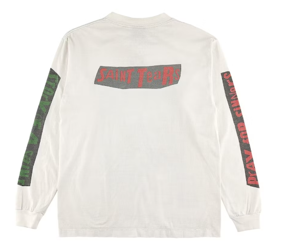 Saint Michael 'Denim Tears' White Multi Long Sleeve