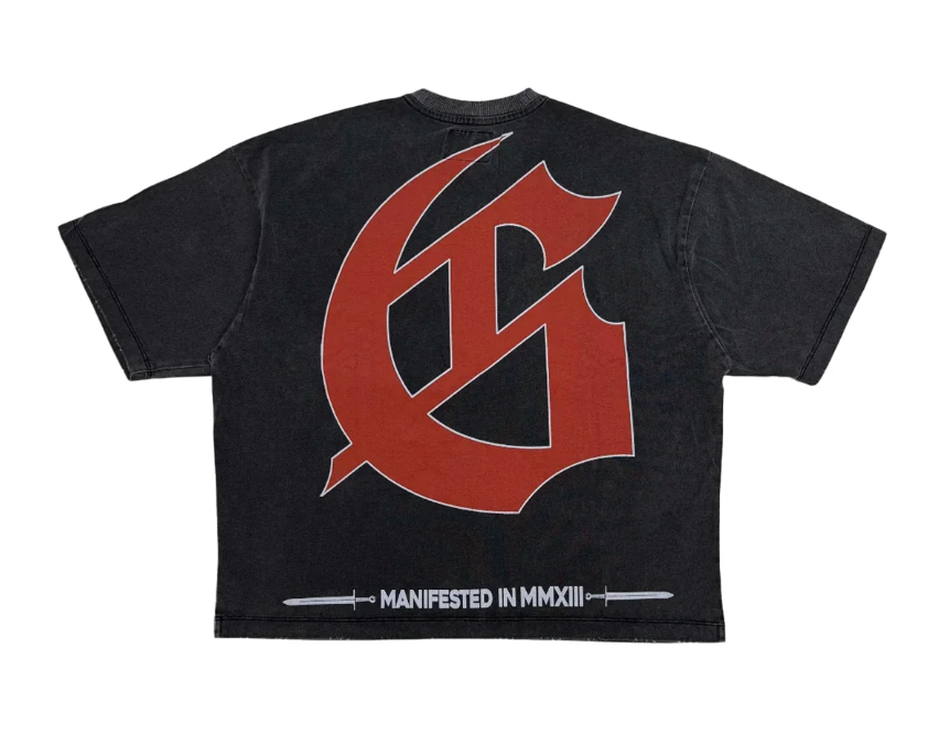 Godspeed 'Sea Sick' Grey Wash Tee