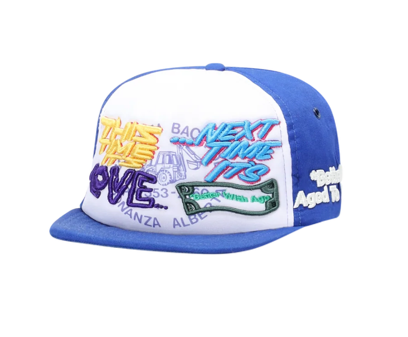 Better With Age 'Lover' Blue & White Hat