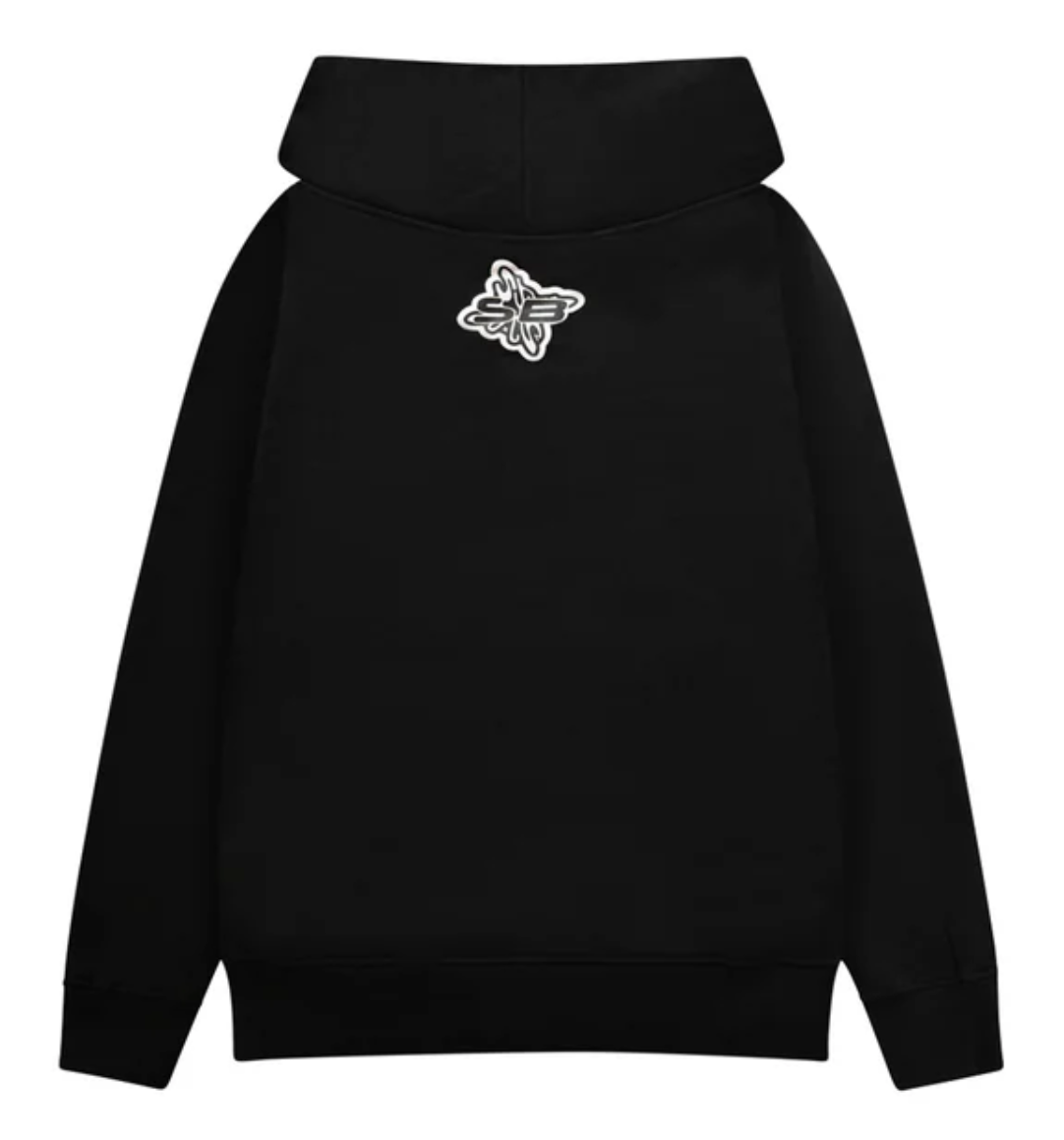 SB Studios Black & White Logo Hoodie