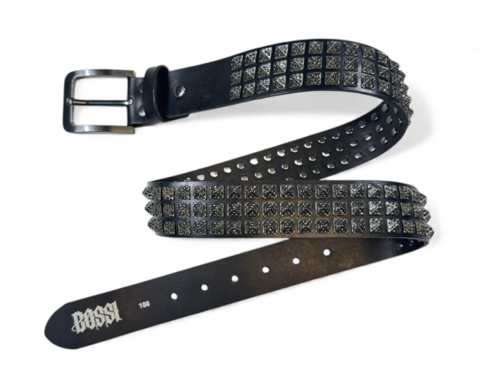Bossi 'Black Gunmetal' Belt
