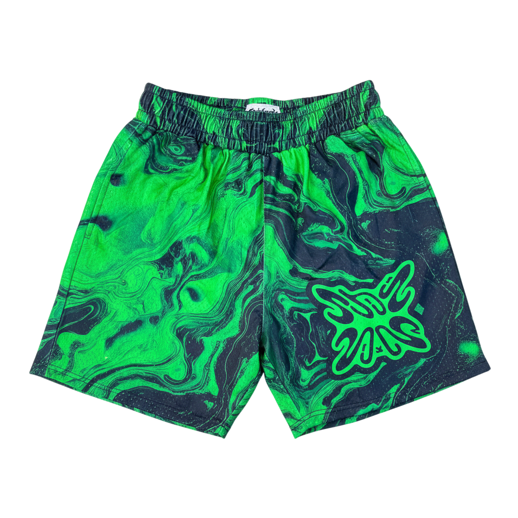 SB Studios 'V4' Green Shorts