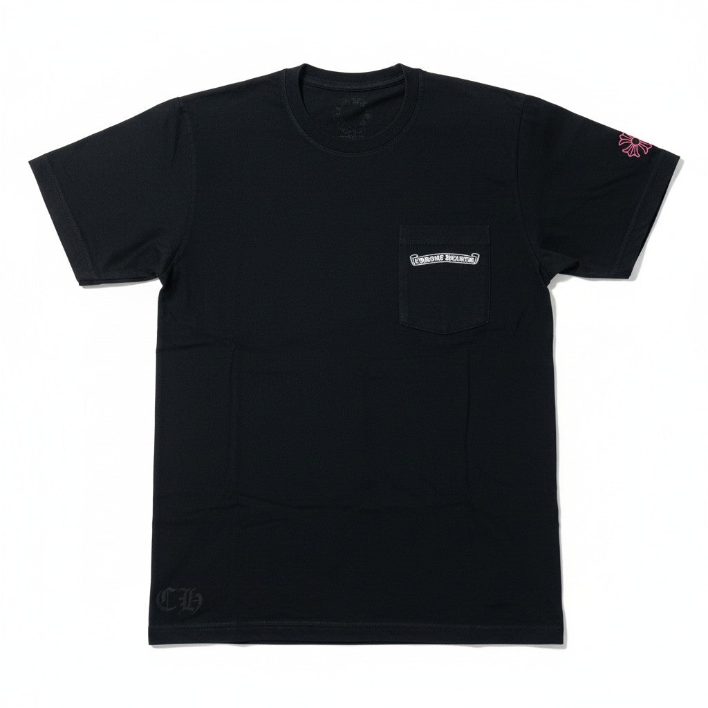 Chrome Hearts 'Scroll Logo NYC' Black & Red Tee
