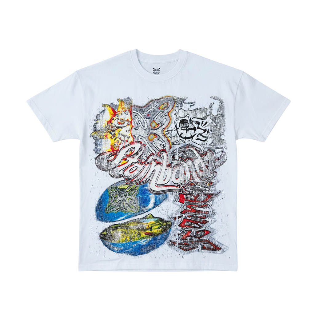 SB Studios 'World' White Tee