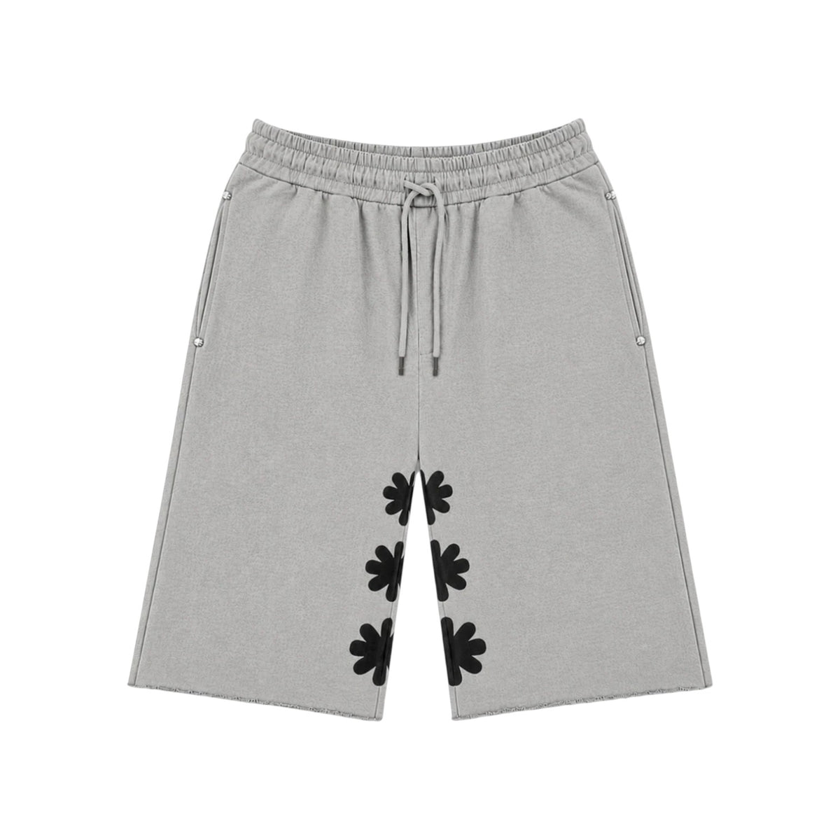 LOST SHDWS 'OG Sun Logo' Grey & Black Shorts