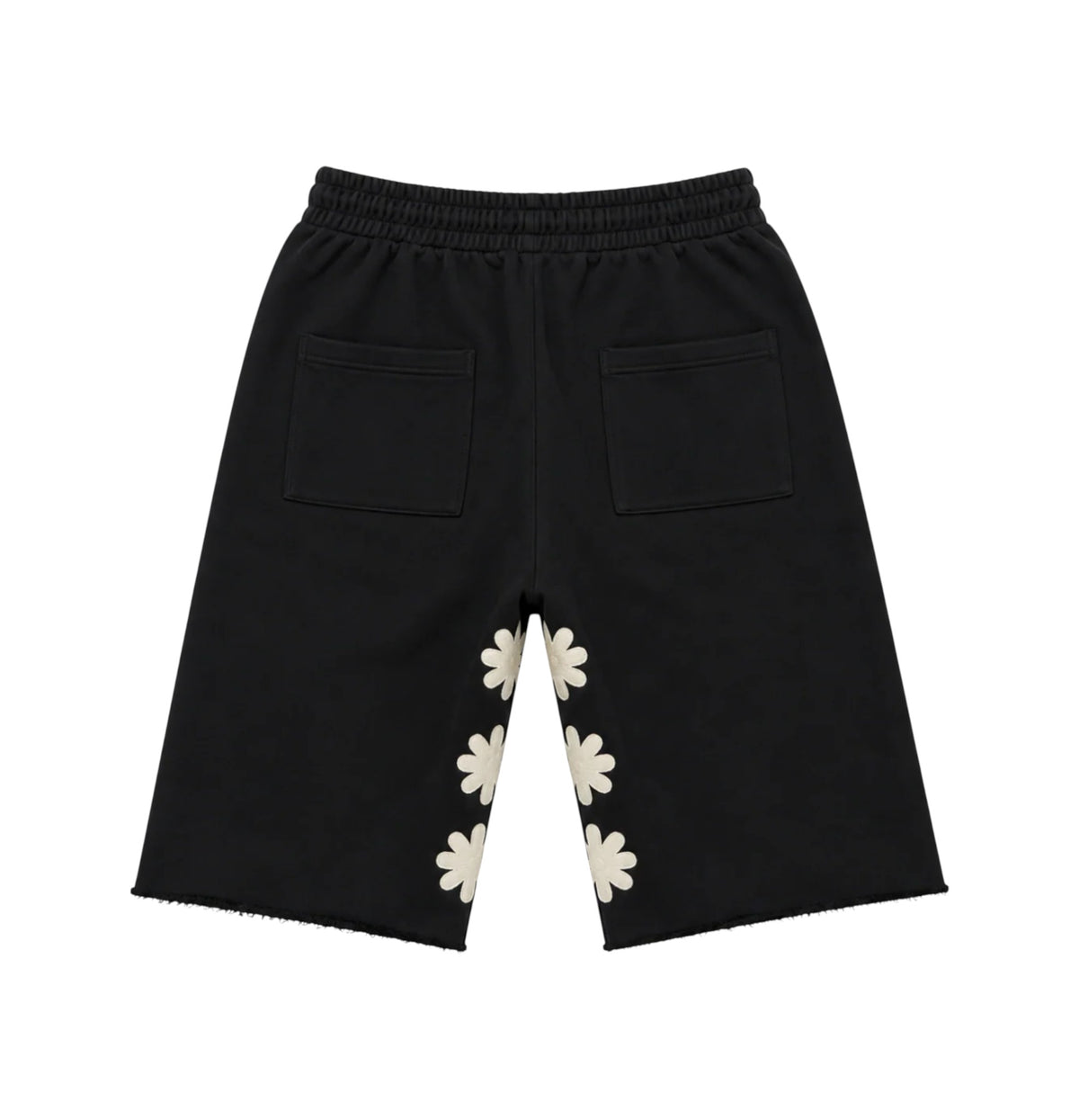LOST SHDWS 'OG Sun Logo' Black & Bone Shorts