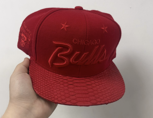 Just Don Red Tonal Chicago Bulls Hat