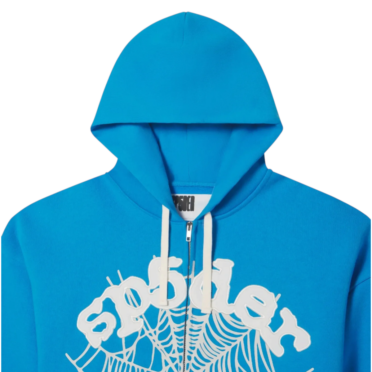 Sp5der 'Atlantic" OG Logo Stripe Zip Hoodie