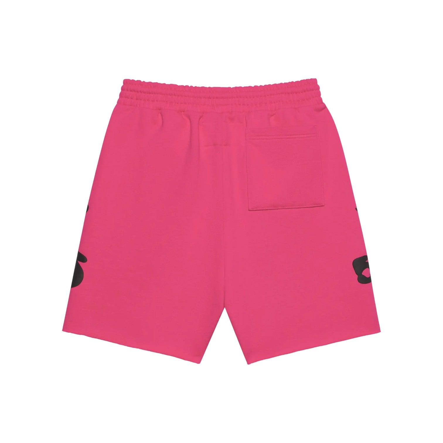 Sp5der 'Beluga' Pink & Black Shorts