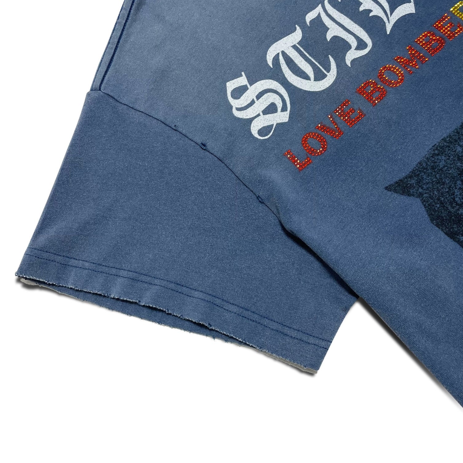 Stile De Amor 'Love Bomber' Blue Tee
