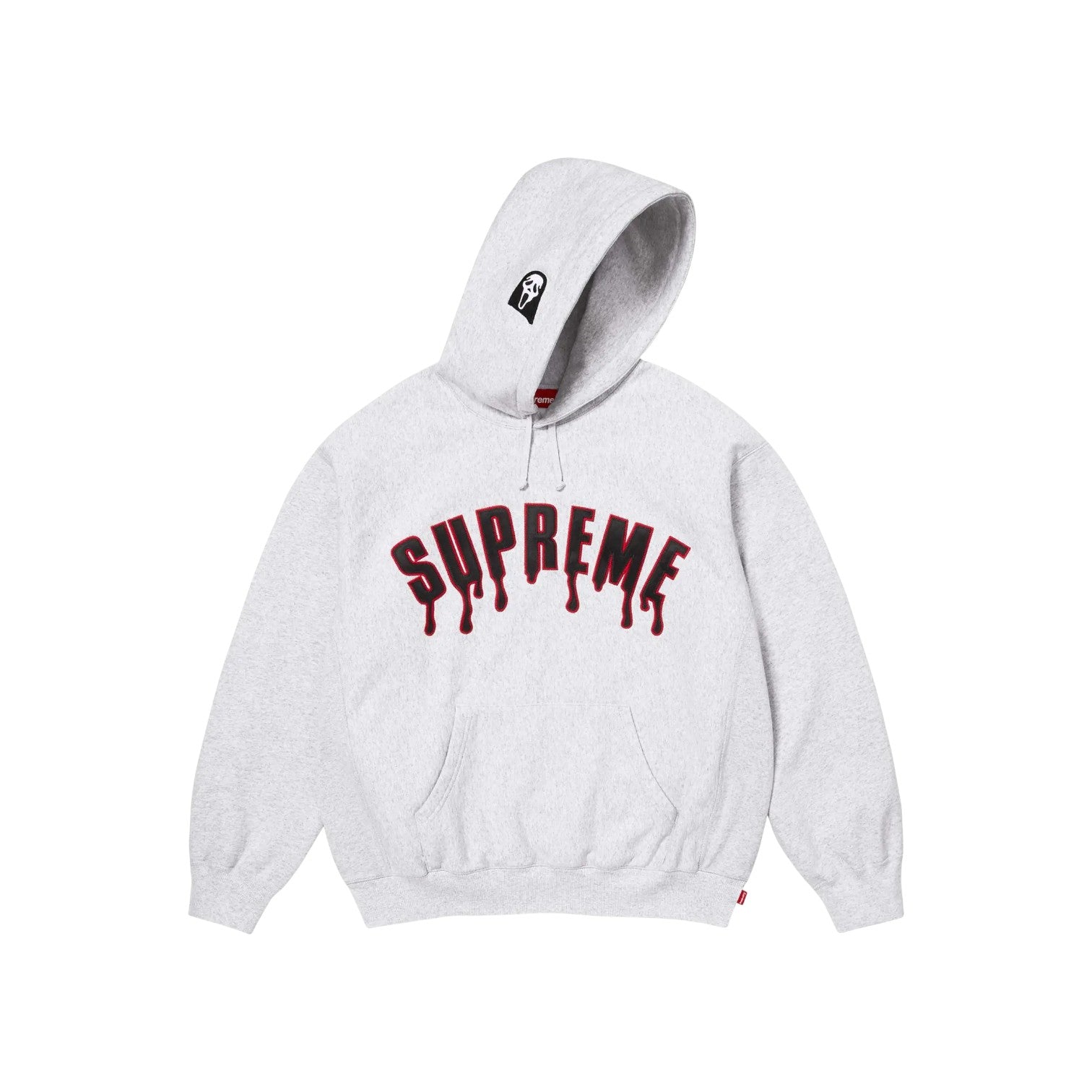 Supreme x Ghostface 'Arc Logo' Grey Hoodie