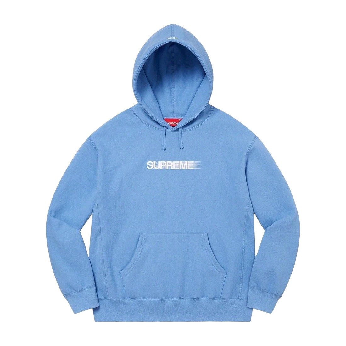 Supreme 'Motion Logo' Baby Blue Hoodie