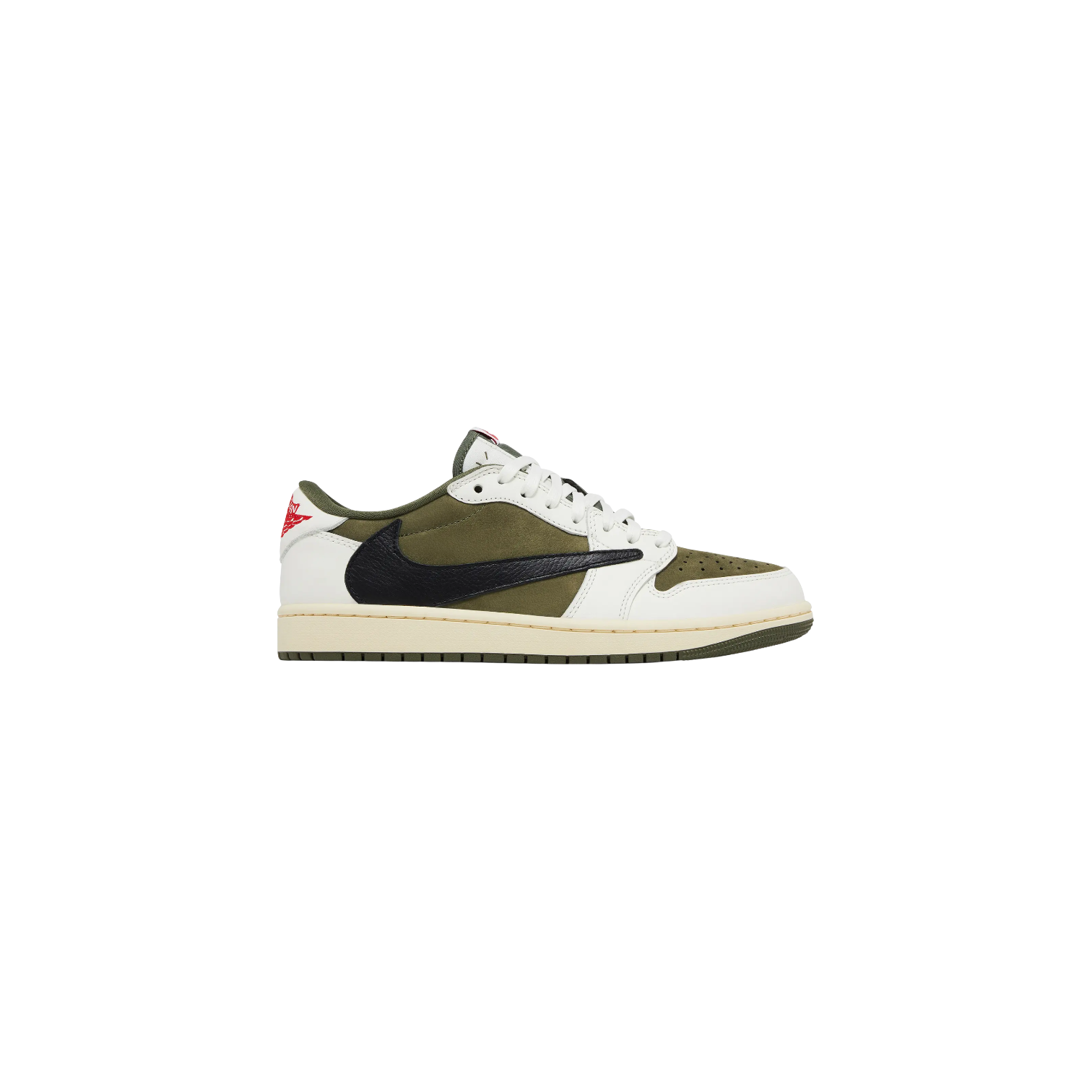 Travis Scott x Air Jordan 1 Low Medium Olive Sneakers