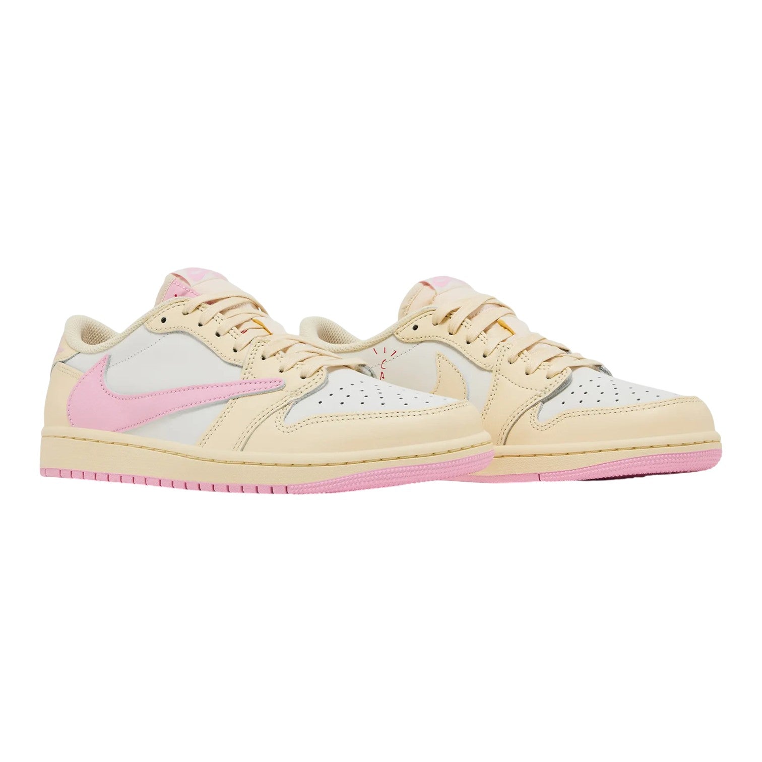 Travis Scott x Air Jordan 1 Low 'Shy Pink' Pink Sneakers