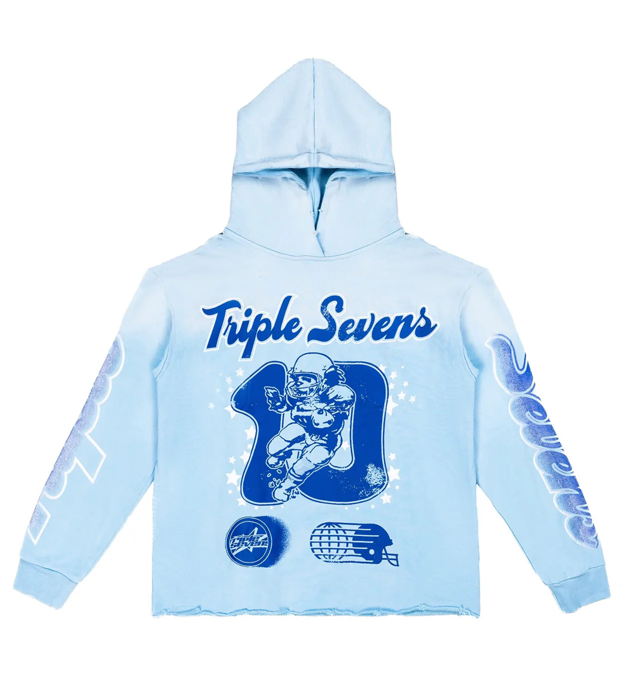 Triple Sevens 7 'All Star' Baby Blue Hoodie