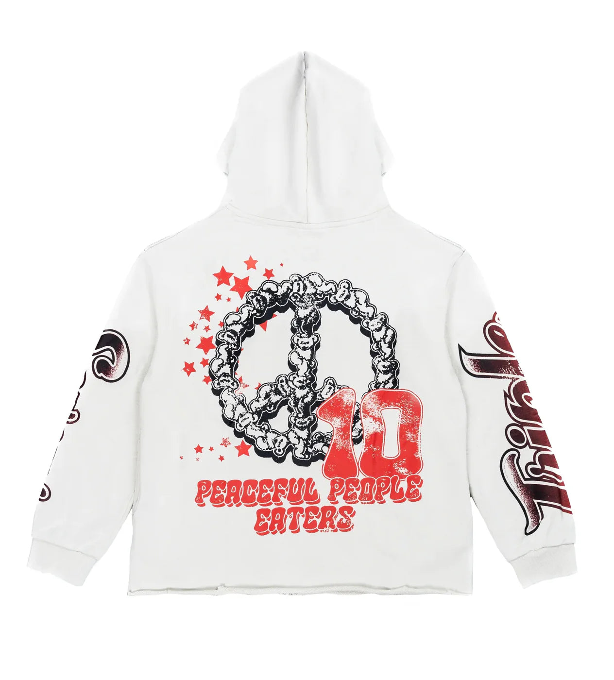Triple Sevens 7 'All Star' White & Red Hoodie