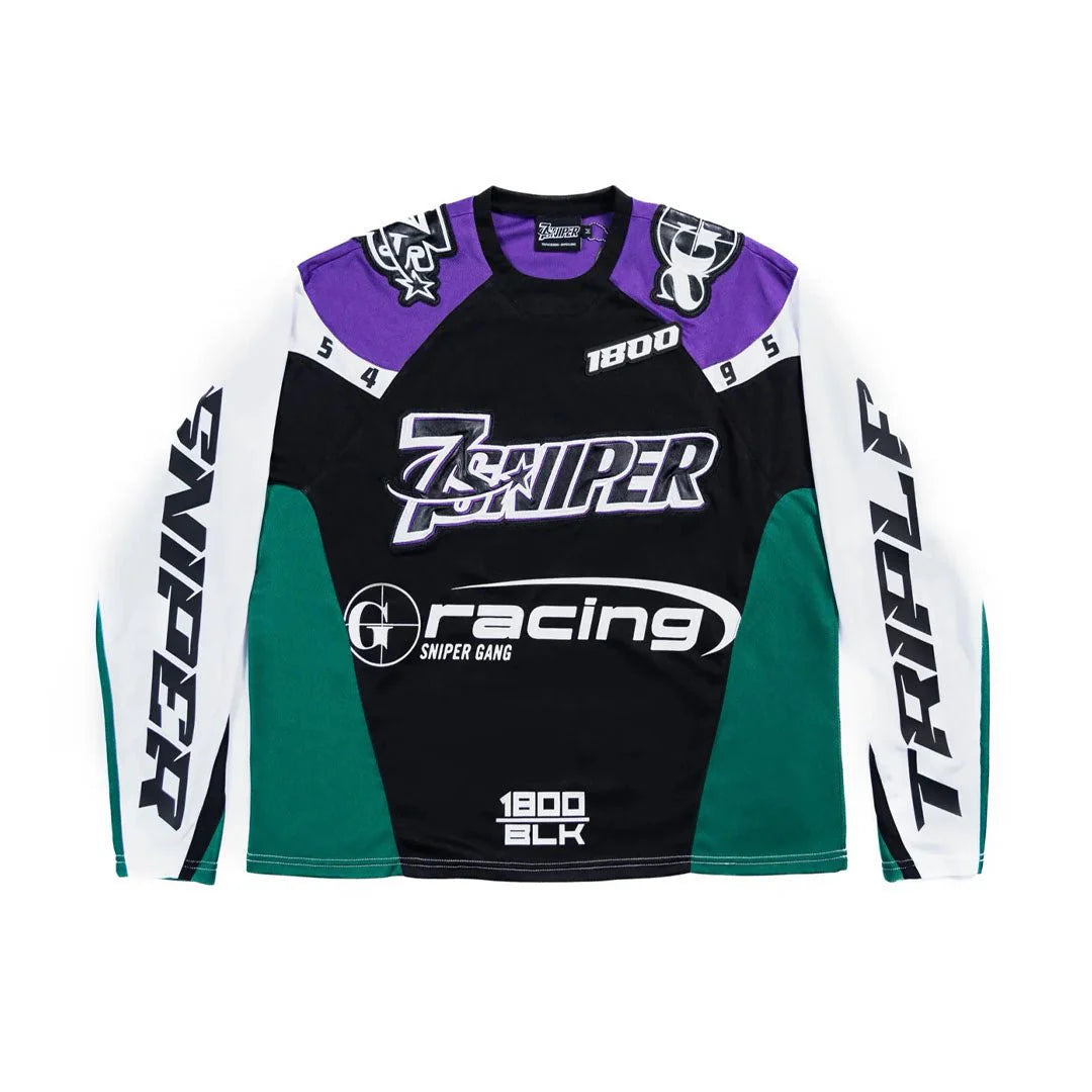 Triple Sevens 'Racing Jersey' Green & Purple Jersey