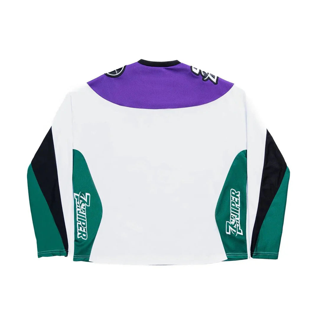 Triple Sevens 'Racing Jersey' Green & Purple Jersey