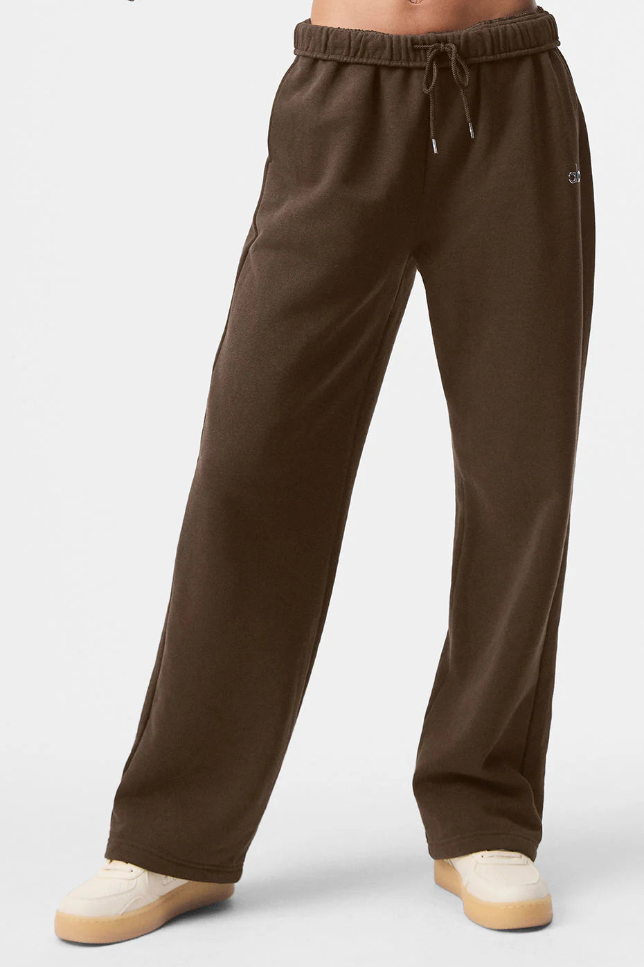 ALO 'Accolade' Espresso Straight Leg Sweatpants