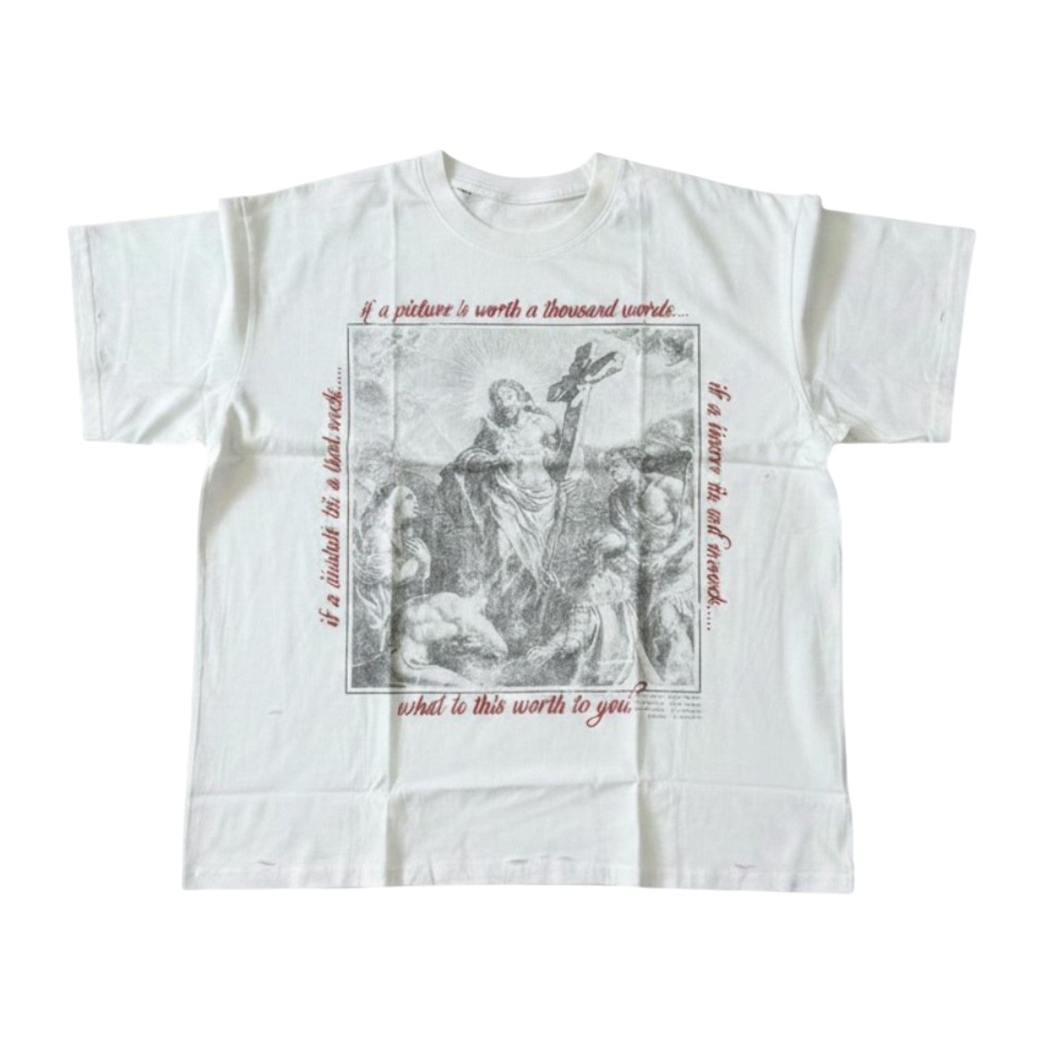 We Are Righteous 'Worth' White Tee