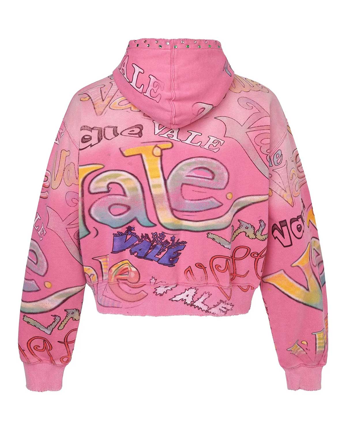Vale Forever 'Bubblegum' Pink Zip Up Hoodie