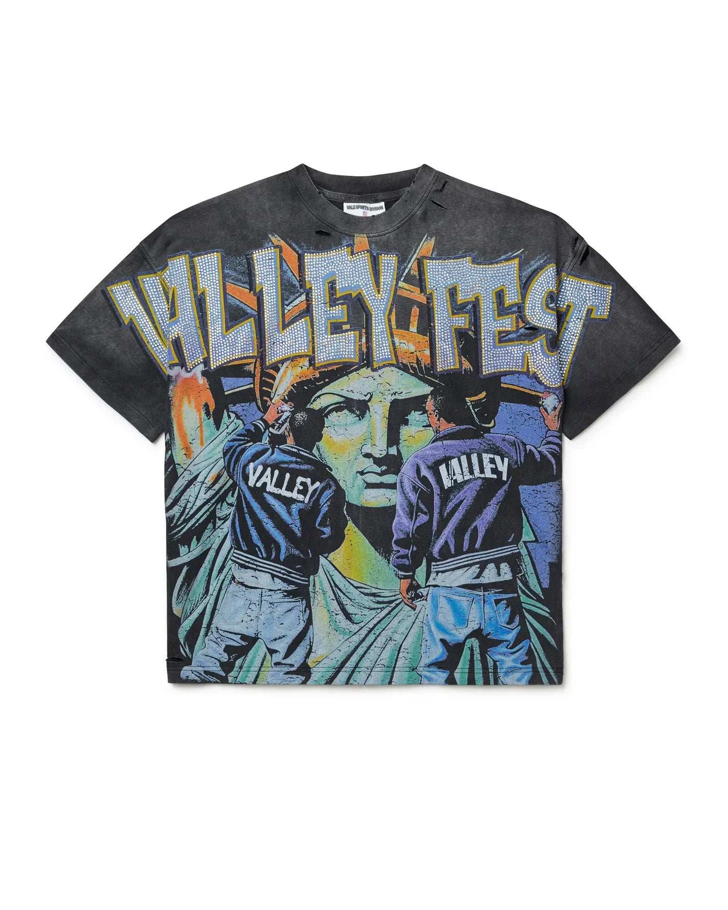 Vale Forever 'Graffiti Bling' Black Tee